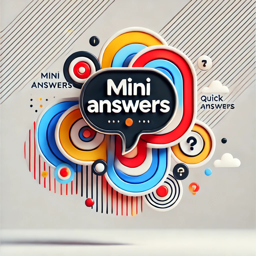 mini answers